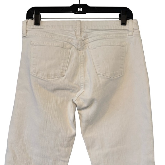 J. Crew Slim Broken-in Boyfriend Jean in White, Sz 27 - Picture 9 of 15